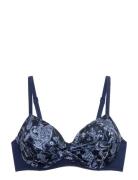 Canberra Bikini Top Blue Dorina