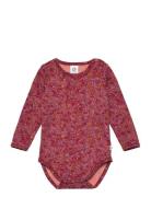 Petit Blossom L/S Body Red Müsli By Green Cotton