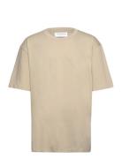 Over D Embroidery Tee S/S Beige Lindbergh