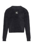Monogram Soft Sweater Black Calvin Klein