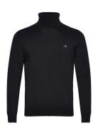 Classic Cotton Rollerneck Black GANT