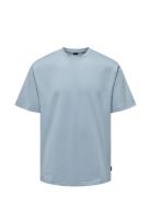 Onsfred Life Rlx Ss Tee Noos Blue ONLY & SONS