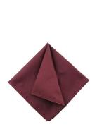 Solid Silk Pocket Square Burgundy Portia 1924