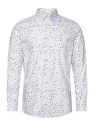 Slhslimsoho-Ethan Aop Shirt Ls White Selected Homme