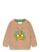 Tnsjuzzy Waffle Sweatshirt Beige The New