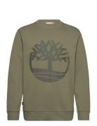 Kennebec River Tree Logo Crew Neck Sweatshirt Cassel Earth/Grape Leaf ...