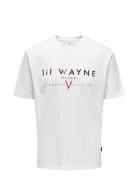 Onslilwayne Life Rlx Ss Tee White ONLY & SONS