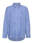Onltokyo L/S Linen Blend Shirt Pnt Noos Blue ONLY