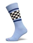 Checked Stripe Sneaker Sock Blue Happy Socks