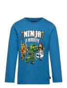 Lwtano 203 - T-Shirt L/S Blue LEGO Kidswear