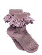 Lisa Socks - Lace Purple Mp Denmark