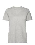 Slfmyessential Ss O-Neck Tee Noos Grey Selected Femme