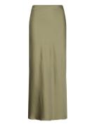 Viellette Hw Long Skirt - Noos Khaki Vila