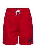 Wobbly Graphic Swimshort Red Lee Jeans