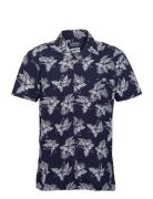 Tropical Short Sleeve Shirt Blue Sebago