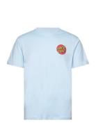 Classic Dot Chest T-Shirt Blue Santa Cruz