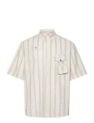 Jaxson Fisherman Shirt Cream Wood Wood