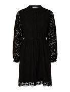 Slftatiana Ls Short Embr Dress Noos Black Selected Femme