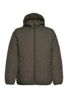 Puffer Jacket W?.Hood Green Lindbergh