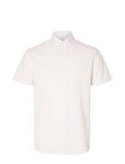 Slhreg-Sun Shirt Ss Noos White Selected Homme