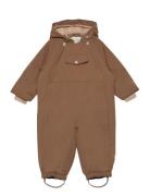 Wisti Fleece Lined Snowsuit. Grs Brown Mini A Ture