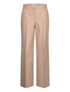 Slfeliana Hw Wide Pant N Brown Selected Femme