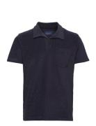 Terry Ss Pique Navy GANT