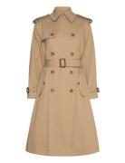Double-Breasted Twill Trench Coat Beige Polo Ralph Lauren