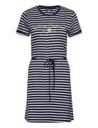 Vin T-Shirt Dress Maika Stripe Navy VINSON