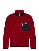 Pile Fleece Jacket Red Polo Ralph Lauren