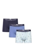 Classic Stretch-Cotton Trunk 3-Pack Navy Polo Ralph Lauren Underwear