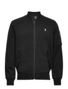 Double-Knit Bomber Jacket Black Polo Ralph Lauren