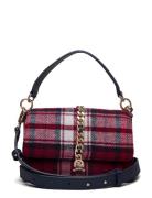 Luxe Leather Crossover Check Red Tommy Hilfiger