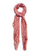 Th Contemporary Mono Cb Scarf Red Tommy Hilfiger