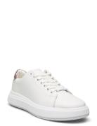 Cupsole Lace Up Leather White Calvin Klein