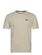 Cotton Stripe T-Shirt Khaki Calvin Klein