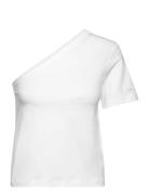 Smooth Cotton Shoulder Top White Calvin Klein