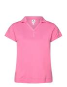 Anzio Cap Polo Shirt Pink Daily Sports