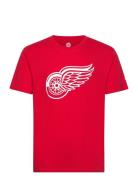 Detroit Red Wings Primary Logo Graphic T-Shirt Red Fanatics