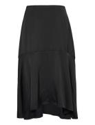Bonnie Midi Skirt With Frill Black Malina