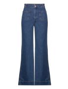 Brynn Wide Cotton Jeans Blue Malina