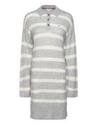 Soft Wool Polo Dress Grey Tommy Hilfiger