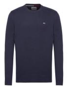 Tjm Essential Crew Neck Sweater Navy Tommy Jeans