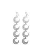 Moon Shadow Earrings Silver Susmie's