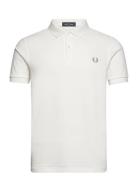 Plain Fred Perry Shirt White Fred Perry
