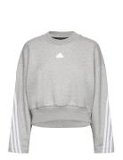 Future Icons 3-Stripes Sweatshirt Grey Adidas Sportswear
