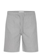 Cfphelix 0066 Linen Mix Shorts Grey Casual Friday