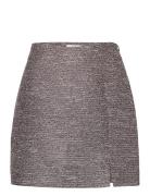 D6Martinez Tweed Skirt Grey Dante6