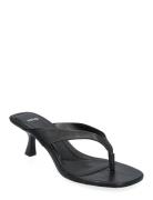 Kitten Heel Sandals Black Mango