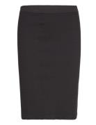 Mlkarmen Seamless Abk Skirt Hw A. Noos Black Mamalicious
